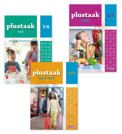 Plustaak Taal & Lezen logo